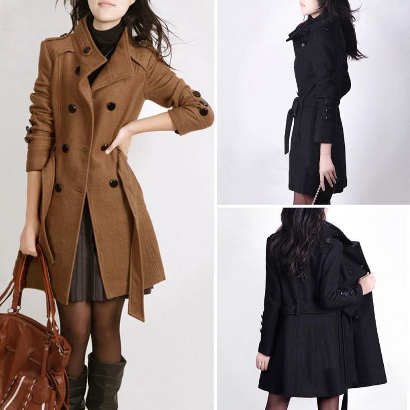 Zeli Woolen Trench Coat