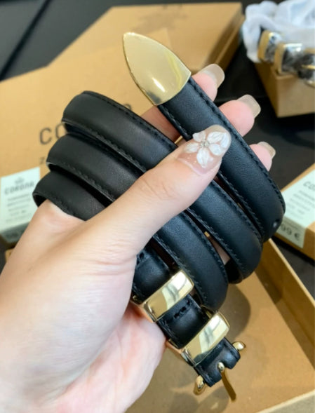 Premium Gold Buckle Belt