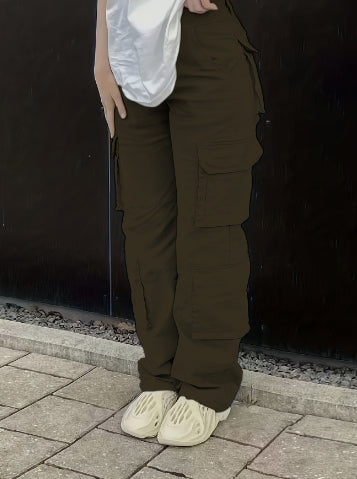 Six Pocket Straight Cargo Pants