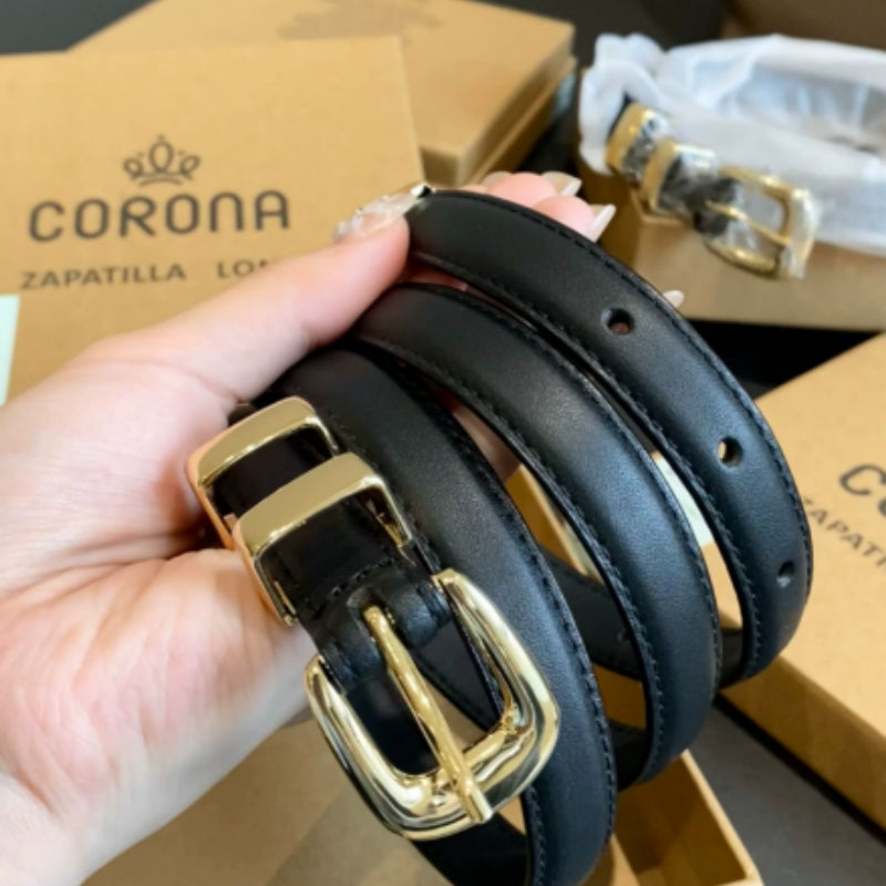 Premium Gold Buckle Belt