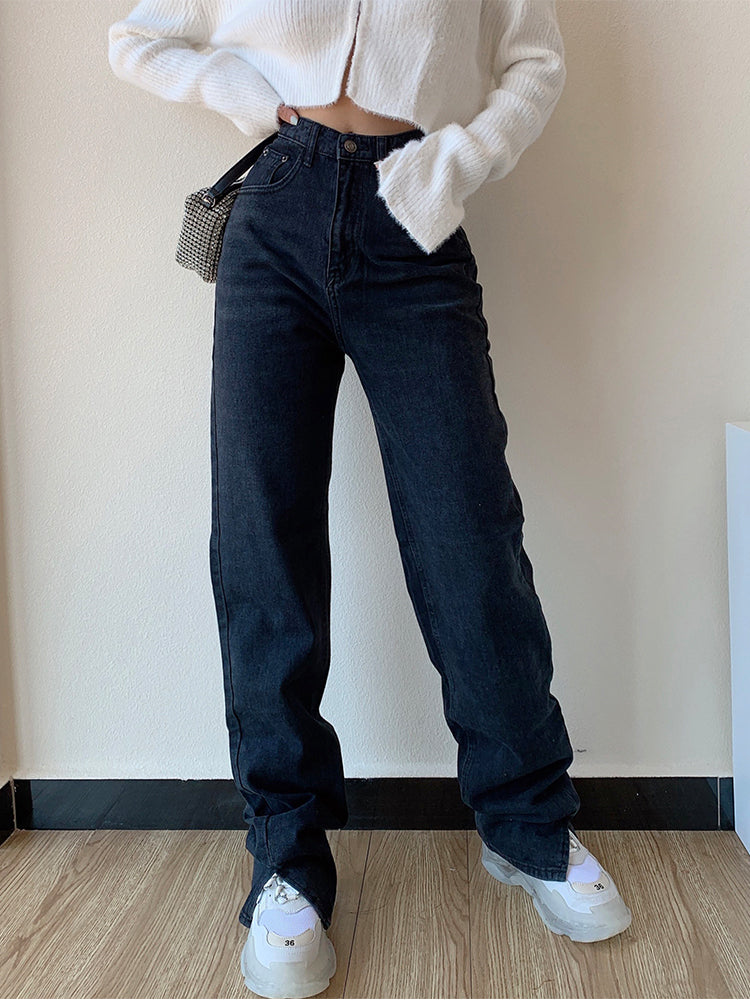 Slimming Wide Leg Jeans