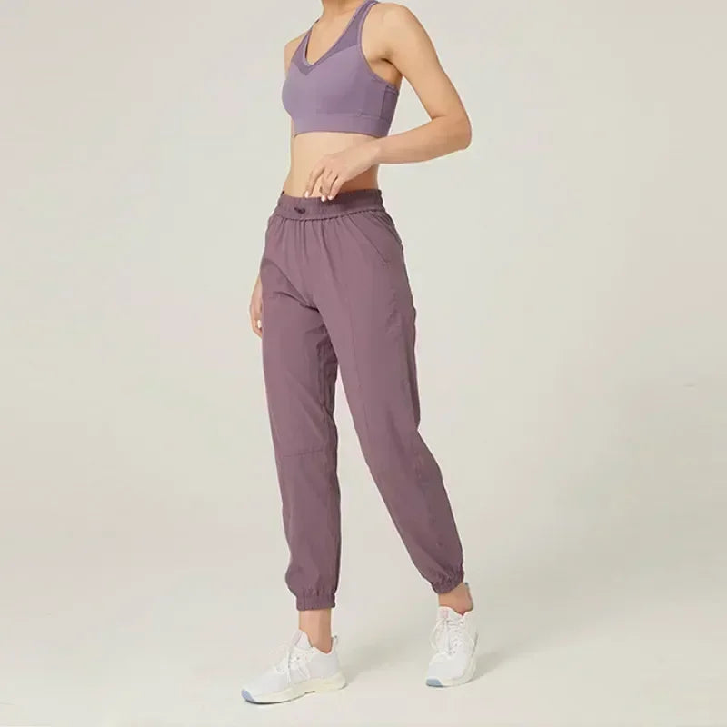 Zoey Quick-Dry Athletic Joggers with Pockets