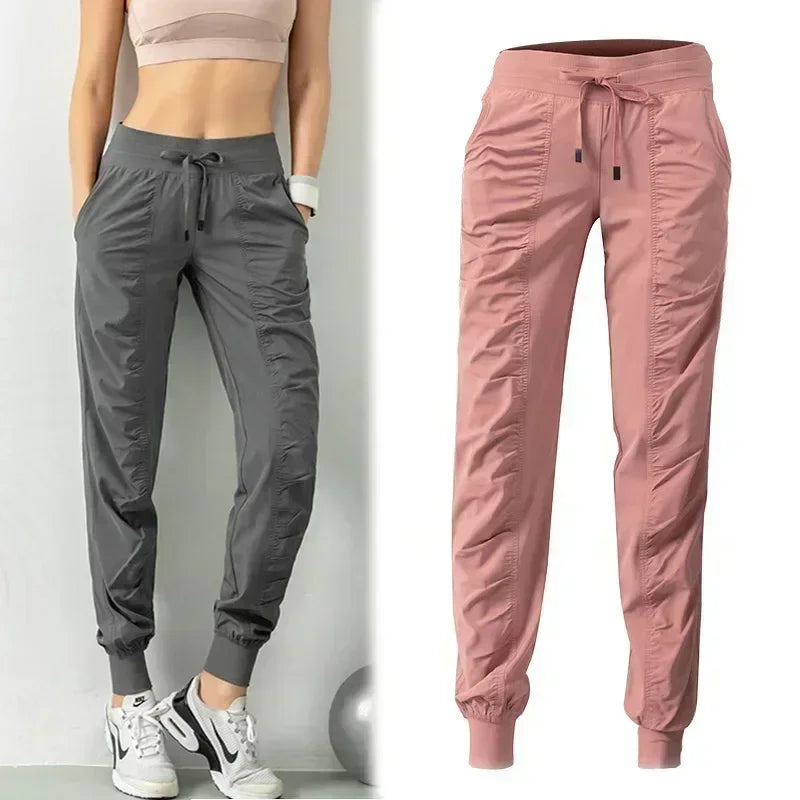 Zoey Quick-Dry Athletic Joggers with Pockets