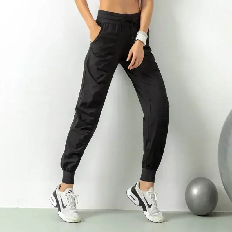 Zoey Quick-Dry Athletic Joggers with Pockets