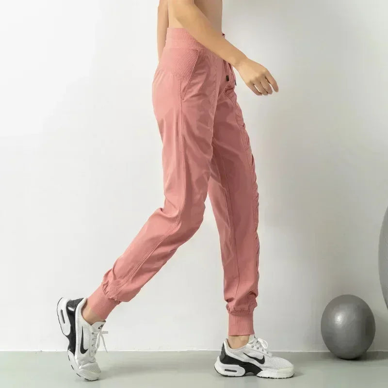 Zoey Quick-Dry Athletic Joggers with Pockets