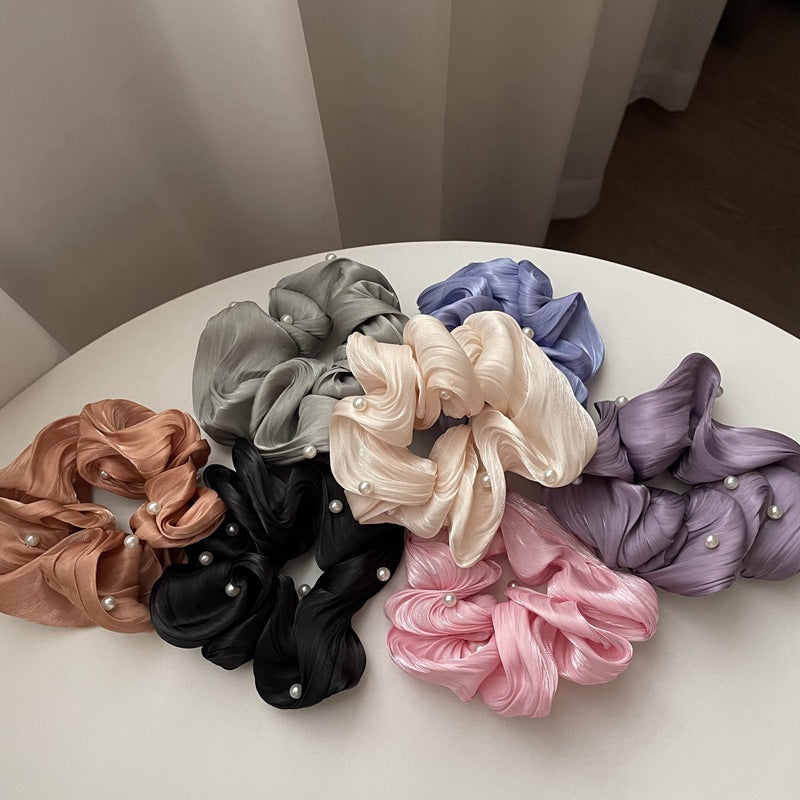 Pearl Wavy Scrunchies