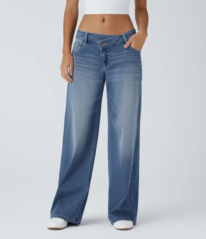 Ladies Special High Waist Straight Jeans
