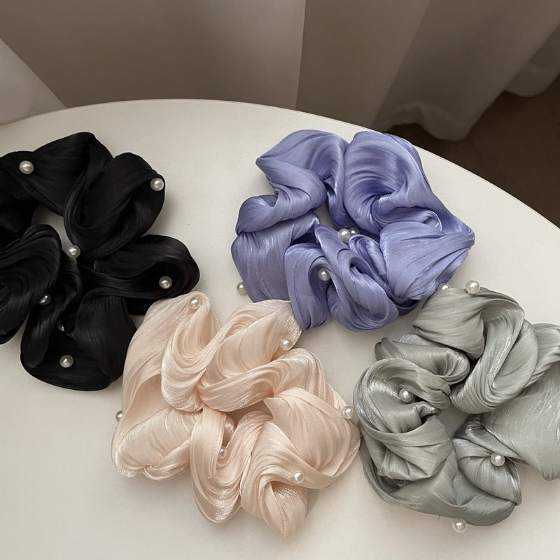 Pearl Wavy Scrunchies