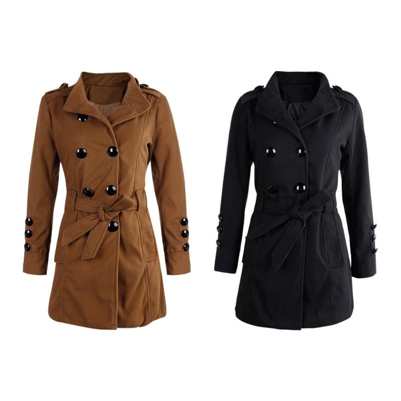 Zeli Woolen Trench Coat