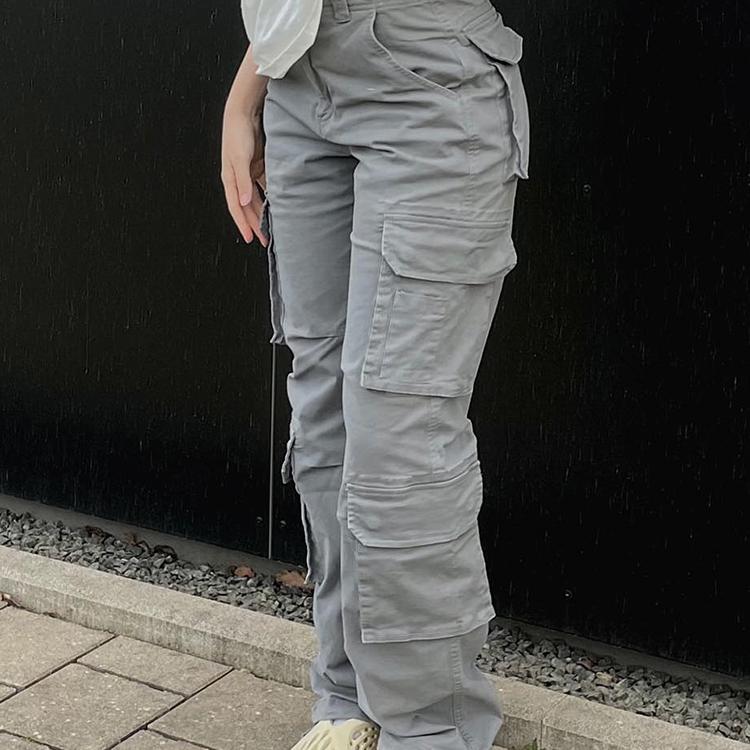 Six Pocket Straight Cargo Pants