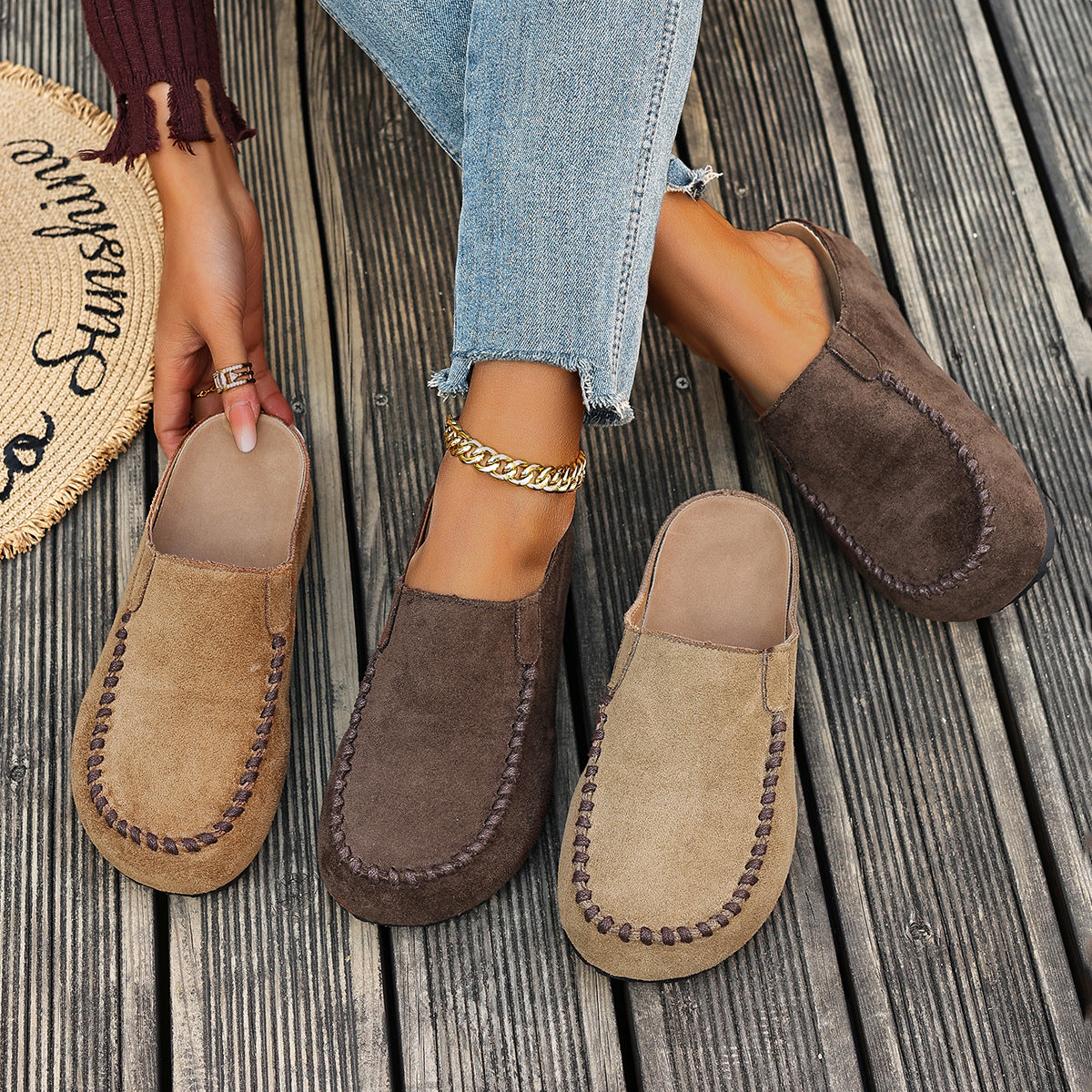 Sal Grandpa Style Slippers