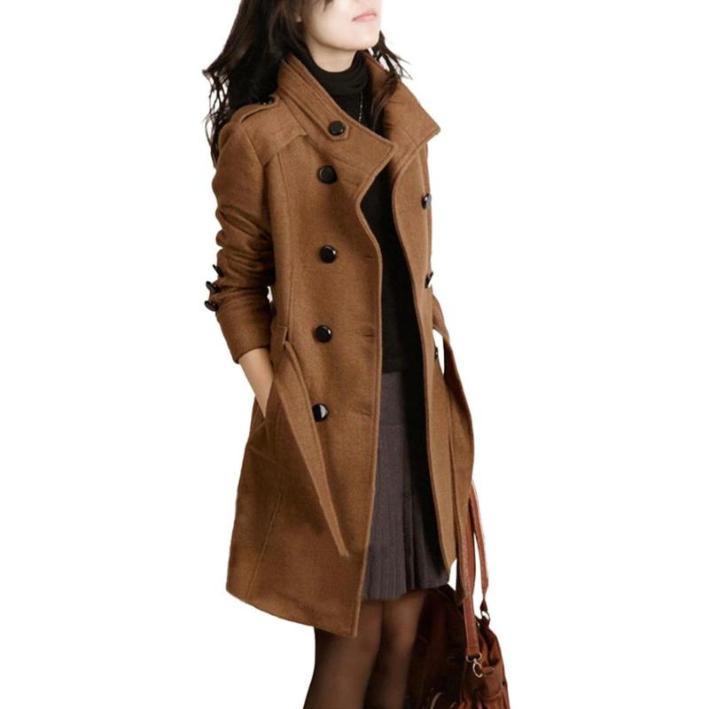 Zeli Woolen Trench Coat