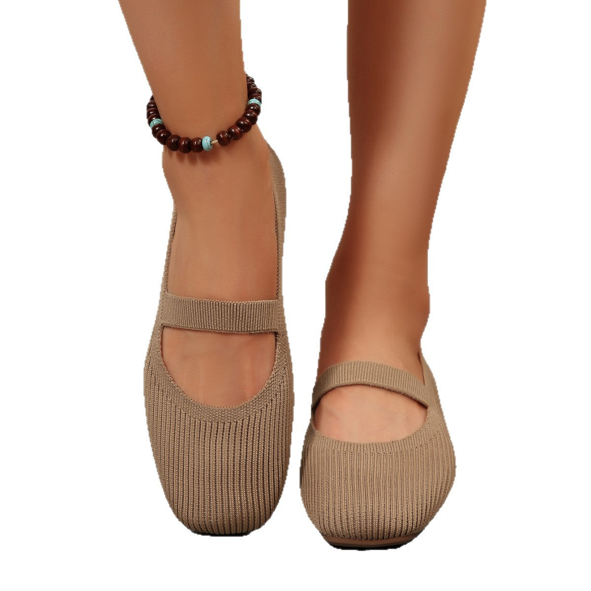 Breathable Knit Mesh Flats