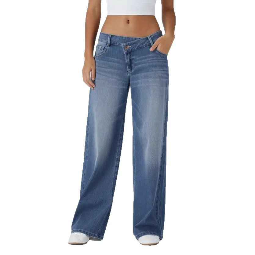 Ladies Special High Waist Straight Jeans