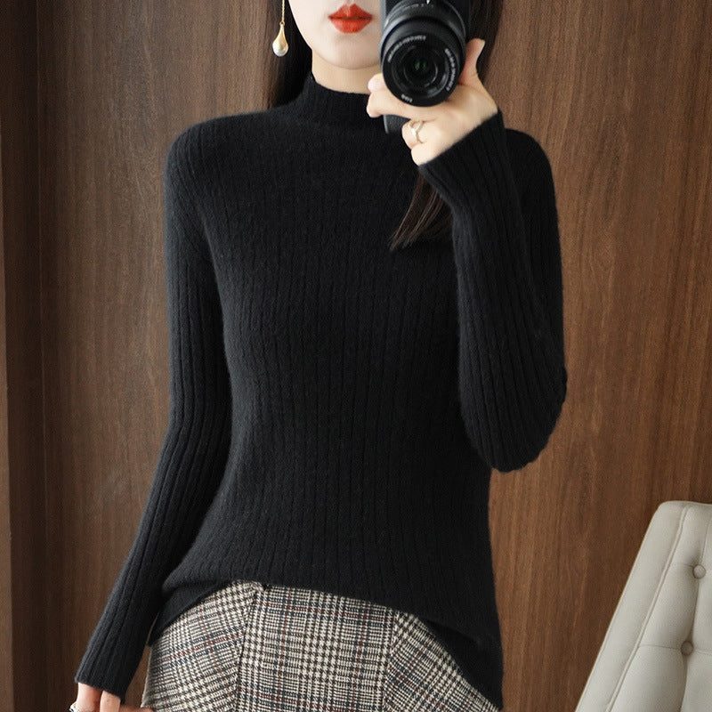 Half-high Collar Bottoming Sweater