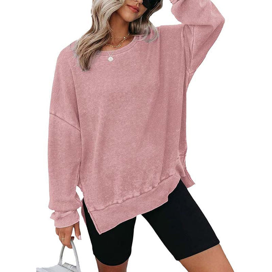 Waffle Knit Sweatshirt