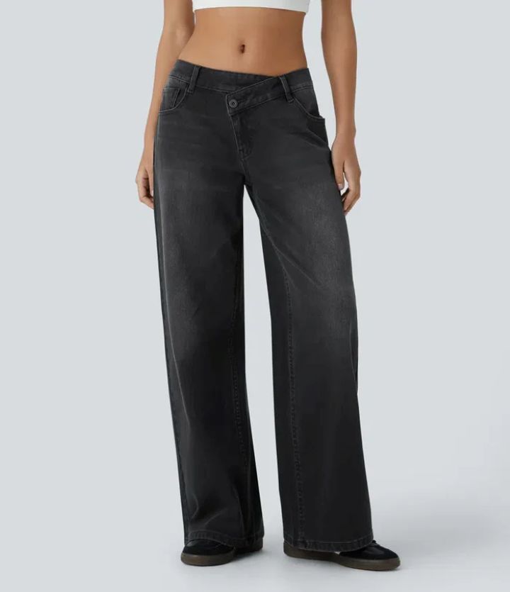 Ladies Special High Waist Straight Jeans