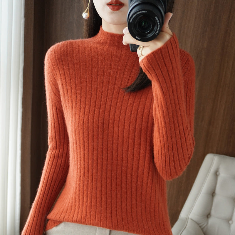 Half-high Collar Bottoming Sweater