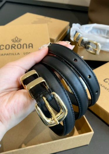 Premium Gold Buckle Belt