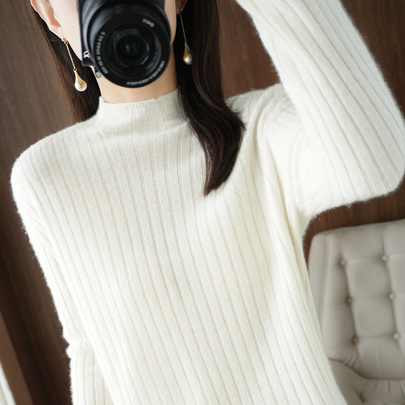 Half-high Collar Bottoming Sweater