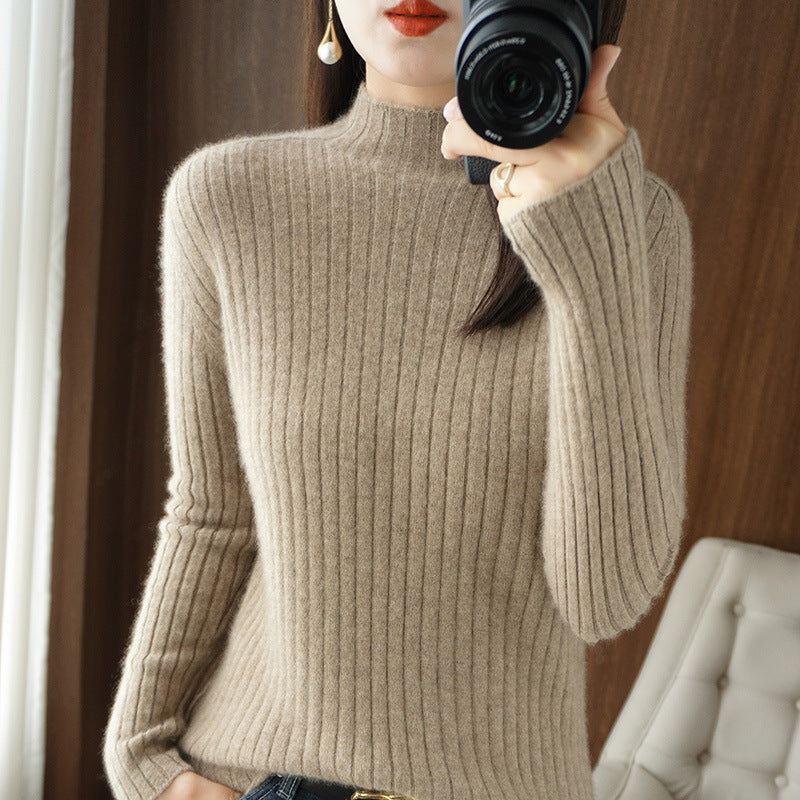Half-high Collar Bottoming Sweater