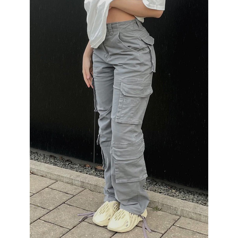 Six Pocket Straight Cargo Pants