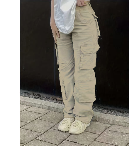 Six Pocket Straight Cargo Pants