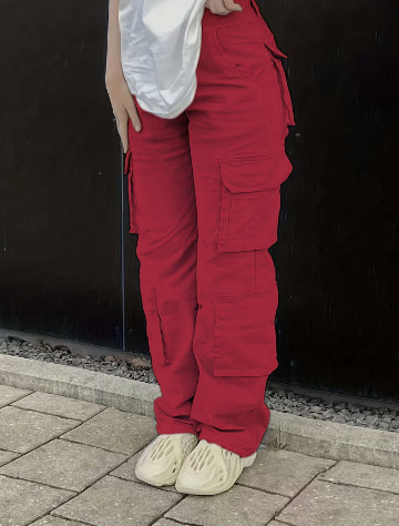 Six Pocket Straight Cargo Pants